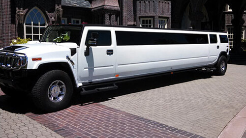 White limo exterior