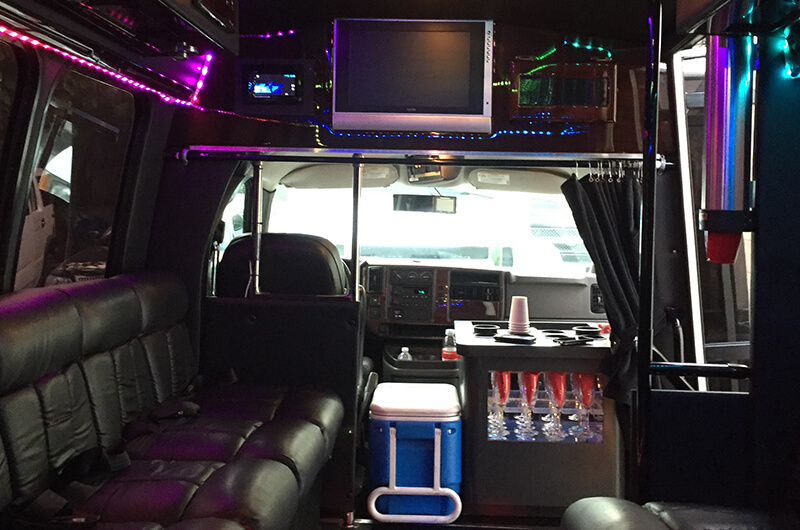 luxury party bus